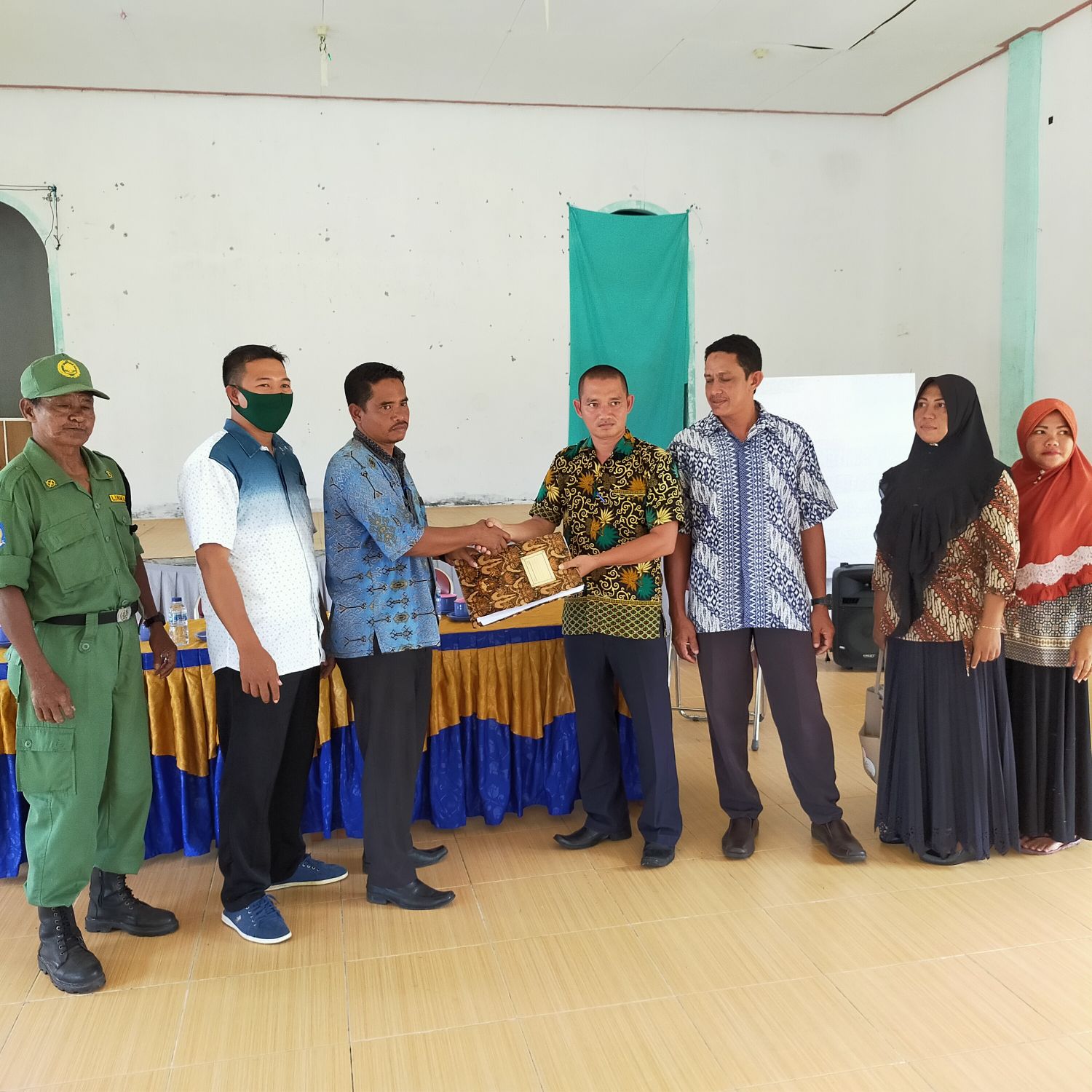Di dampingi oleh PLD